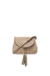SEE BY CHLOÉ POLLY LEATHER & SUEDE SHOULDER BAG