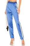 LOVERS & FRIENDS LOVERS + FRIENDS TAILORED TRACK TROUSER IN ROYAL.,LOVF-WP141