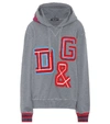 DOLCE & GABBANA COTTON HOODIE,P00302676