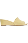 LOEFFLER RANDALL TILLY PATENT-LEATHER WEDGE SANDALS