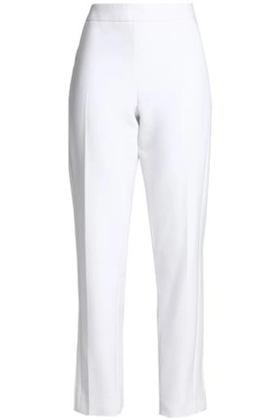 Amanda Wakeley Woman Cady Tapered Trousers White