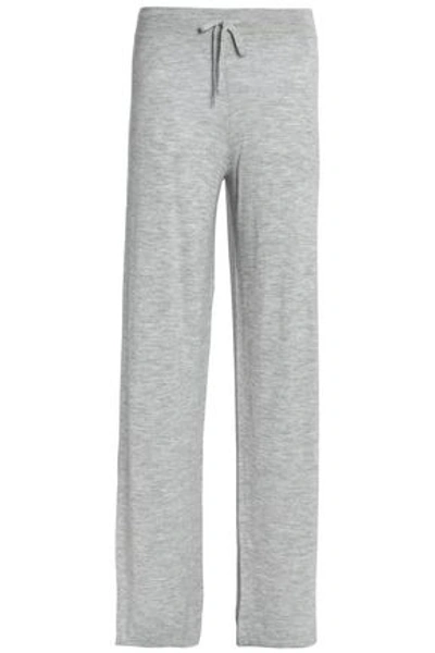 Amanda Wakeley Woman Cashmere Wide-leg Trousers Light Grey