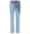 VETEMENTS X LEVI'S® REWORKED HIGH-WAISTED JEANS,P00289579