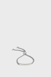 Monica Vinader Engravable Linear Friendship Chain Bracelet In Metallic