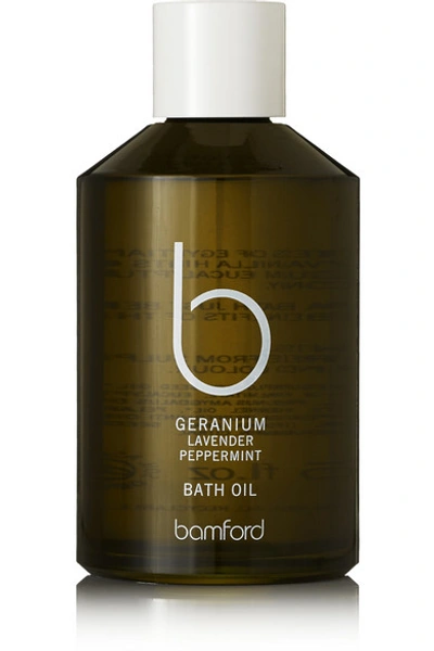 Bamford Geranium Bath Oil, 250ml In Colourless