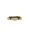 ARMENTA OLD WORLD STACKABLE CHAMPAGNE DIAMOND SCROLL RING,PROD176960092