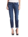7 FOR ALL MANKIND Josefina Casual Distressed Jeans,0400097749298