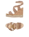 Hogan Sandals In Beige