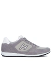 HOGAN OLYMPIA X H205 GREY SUEDE SNEAKER,10546661