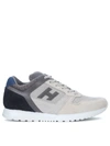 HOGAN H321 SUEDE SNEAKER AND WHITE, GREY AND BLUE MESH,10546666