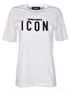 DSQUARED2 ICON EMBROIDERED T-SHIRT,10546789