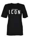 DSQUARED2 ICON EMBROIDERED T-SHIRT,10546817