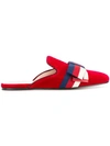 GUCCI Sylvie Web bow slippers,4965619FR2012799652