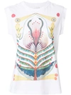 CHLOÉ CHLOÉ PRINTED SLEEVELESS T-SHIRT - WHITE,CHC18UJH1008112832562