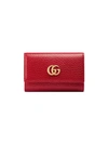 GUCCI GG MARMONT LEATHER KEY CASE,456118CAO0G12605034