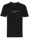 YOHJI YAMAMOTO YOHJI YAMAMOTO NEW ERA SIGNATURE LOGO T-SHIRT - BLACK,HWT3808212764997