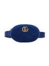 GUCCI GG MARMONT MATELASSÉ VELVET BELT BAG,4764349FRDT12517731