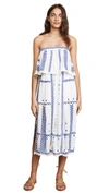 FREE PEOPLE WILD ROMANCE EMBROIDERED DRESS