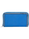 Stella Mccartney Chain Wallet - Blue In Blue