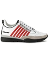 Dsquared2 251 Leather & Suede Sneakers In White