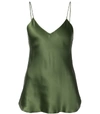 Nili Lotan Isabella Cami Top In Green