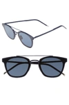 SAINT LAURENT SL 28 61MM POLARIZED SUNGLASSES - BLUE,SL 28 METALM00161