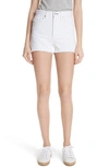Rag & Bone Rag And Bone White Denim Justine Shorts In White