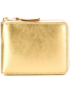 Comme Des Garçons 'gold Line' Wallet In Metallic