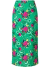 MARNI floral embroidered straight skirt,GOMAP26JU0TV62212799936