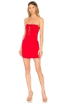 BY THE WAY. Chanel Lace Up Tube Dress,BTWR-WD328