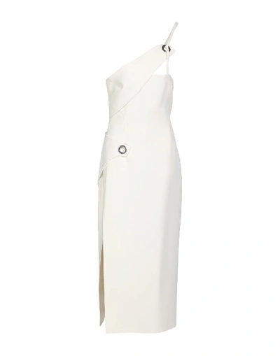 Mugler Knee-length Dress In White