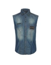 PHILIPP PLEIN DENIM SHIRTS,42665800LI 5