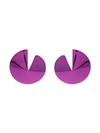 GAVIRIA JEWELLERY GAVIRIA PURPLE FORTUNE COOKIE EARRINGS - PINK,FORTUNECOOKIEP12792936