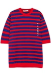 GIVENCHY STRIPED COTTON-BLEND SWEATER