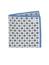 Eton Silk Pocket Square In Blue Multi