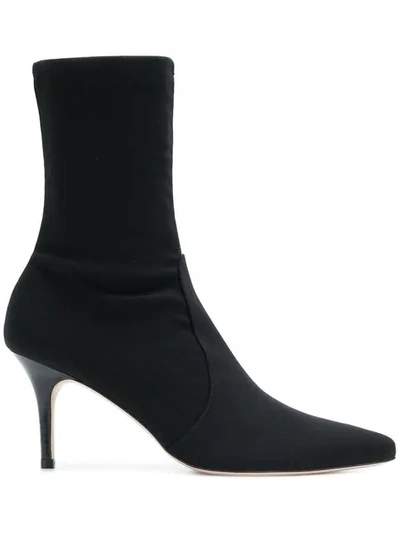 Stuart Weitzman Axiom Ankle Boots In Black