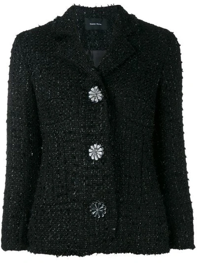 Simone Rocha Tweed Jacket In Black