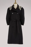 SIMONE ROCHA Lace detail trench coat,3224B/176