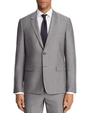 Theory Chambers Tailored Gingham Slim Fit Suit Jacket In Dove Multi Gray