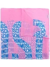 MOSCHINO all-over logo scarf,03520M157912788585