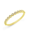 KC DESIGNS Diamond Stack Yellow Gold Ring,0400097489159