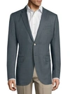 ERMENEGILDO ZEGNA Textured Blazer,0400089681633