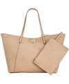 STEVE MADDEN DAISY TURN LOCK CLOSURE EXTRA-LARGE TOTE