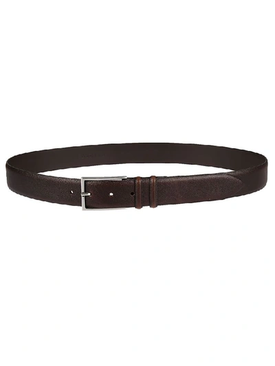 Orciani Patterned Belt In Brown