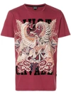 JUST CAVALLI embroidered T-shirt,S03GC0475N2066312808376