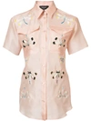 ROCHAS EMBROIDERED DRAGONFLY SHIRT,ROPM600760RM28100012805884