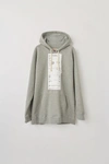 ACNE STUDIOS Hooded sweatshirt grey melange