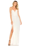 AMANDA UPRICHARD AMANDA UPRICHARD CHERRI GOWN IN IVORY.,AMAN-WD828