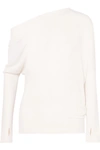 TOM FORD One-shoulder cashmere and silk-blend sweater