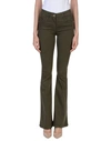 PATRIZIA PEPE PATRIZIA PEPE WOMAN JEANS MILITARY GREEN SIZE 26 COTTON, POLYESTER, ELASTANE,42636657NT 3